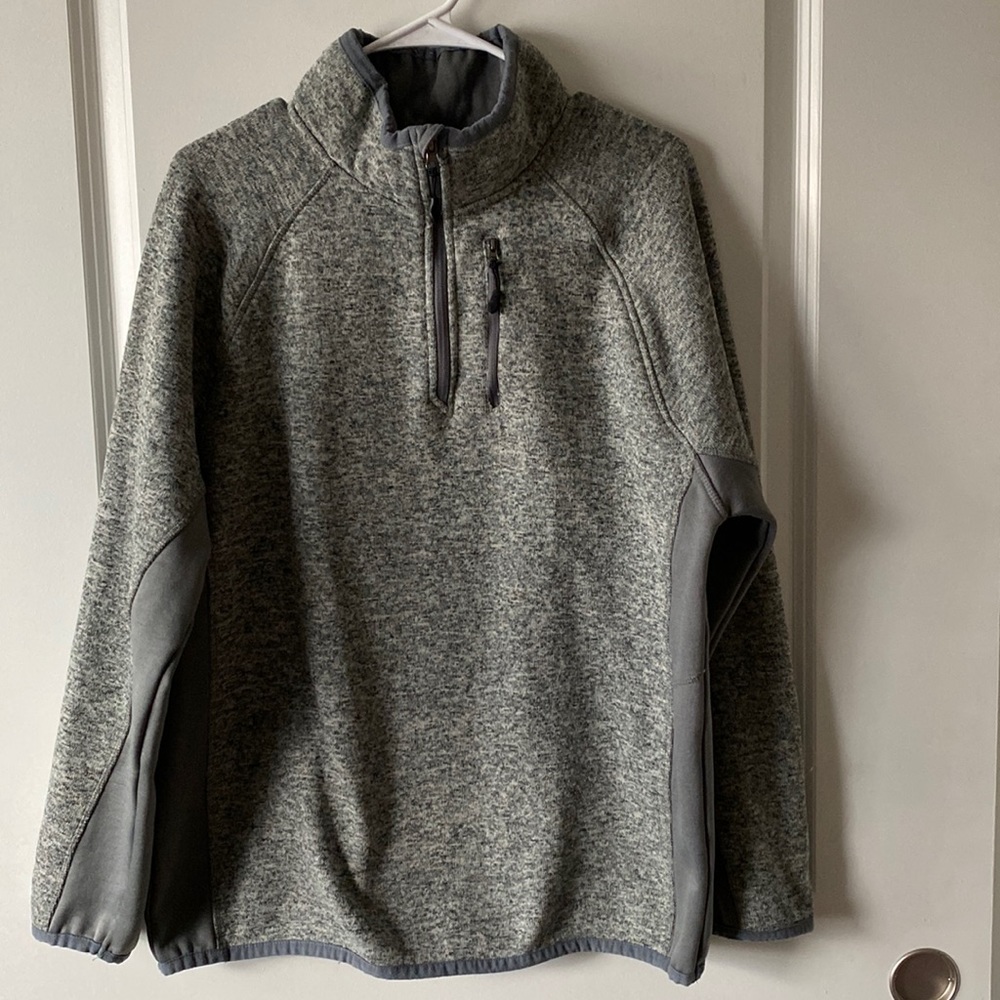 Men Half Zipped Sweater